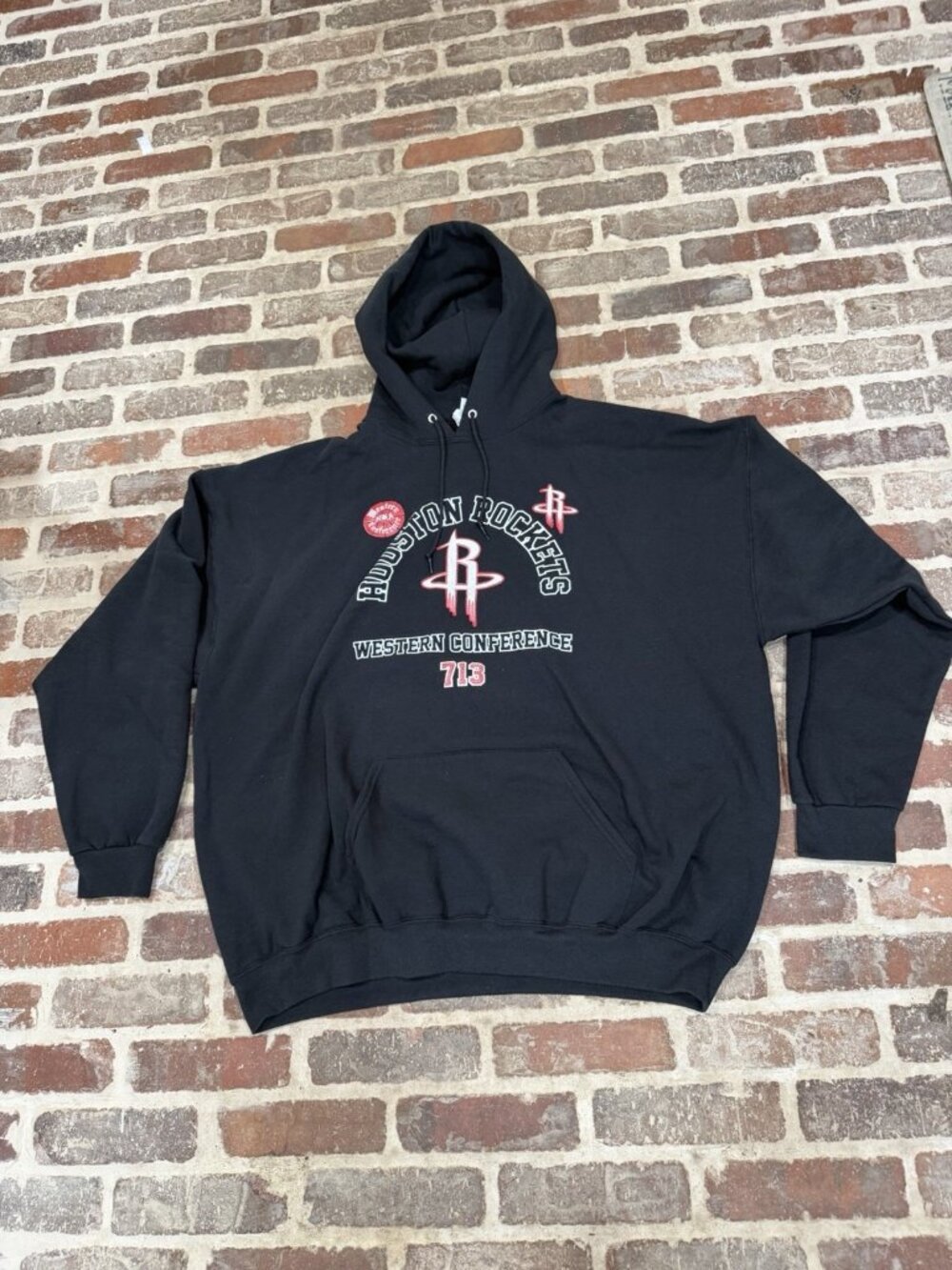 Houston Rockets Western Conference 713 Hoodie Black Size 3XL